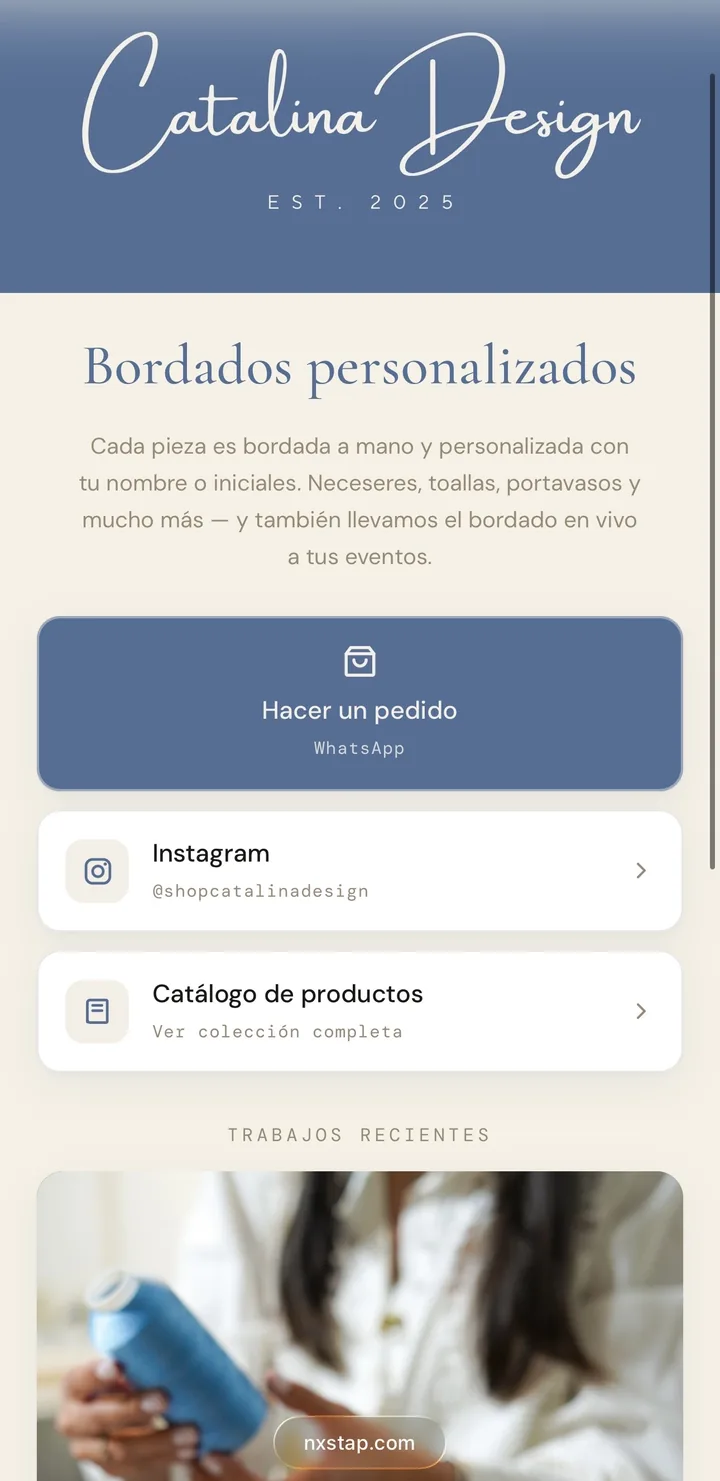 Perfil NXS de Catalina Design